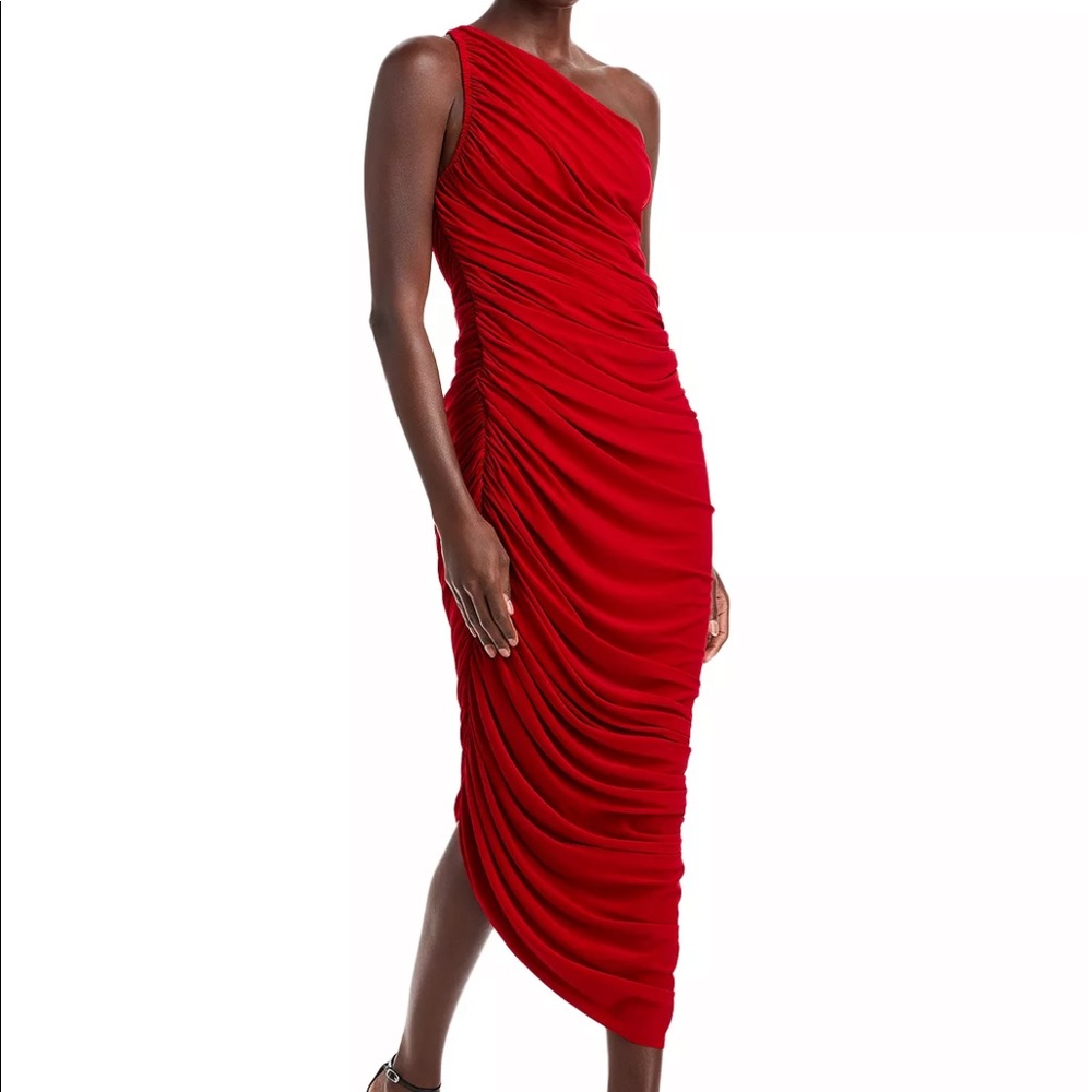 Norma Kamali Diana Gown Red Size M